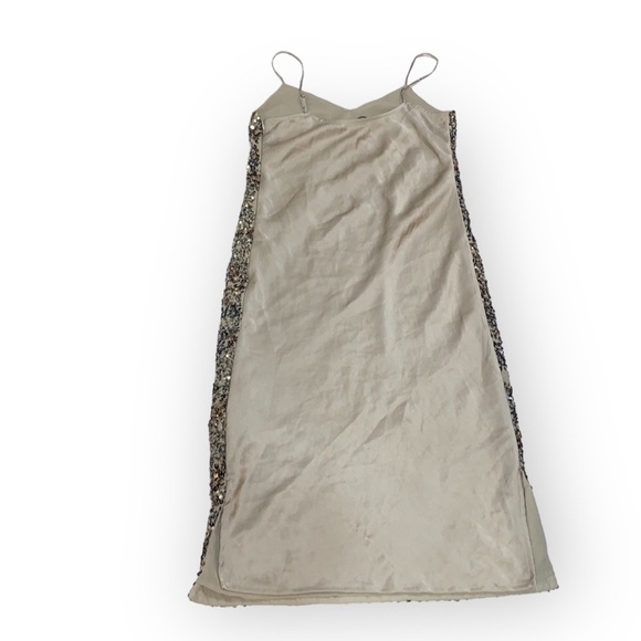 JOIE Hasana Sequin Slit Midi-Length Cocktail Slip Dress size 0 - Picture 10 of 17